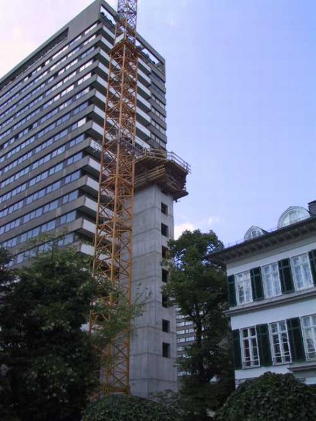 Foto: Anbau Fluchttreppenhaus Frankfurt