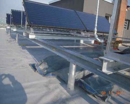 Foto: Unterkonstruktion Solaranlage, Hanau