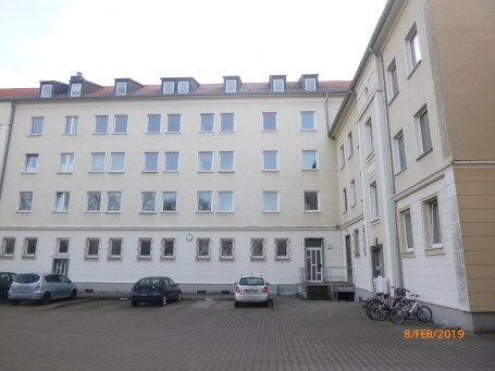 Foto: Einbau Aufzug in MFH, Calbe / Saale