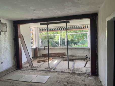 Foto: Umbau und Erneuerung Dachkonstruktion, Hanau